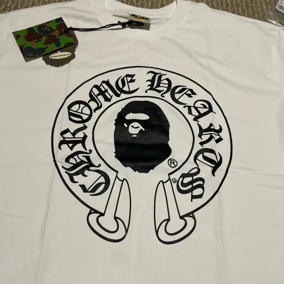 Brand new bape x chrome heart tee - Picture 2 of 8